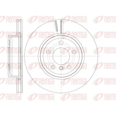 Immagine di REMSA 6978.10 Disco freno Assale anteriore 324,8, 324,8 25 5 ventilato BMW: X3