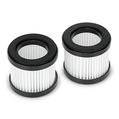 Immagine di Kärcher Set di 2 filtri HEPA 12 per aspirabriciole CVH Elimina fino al 99,5% delle particelle a 0,3 µm come spore funghi, batteri e allergeni