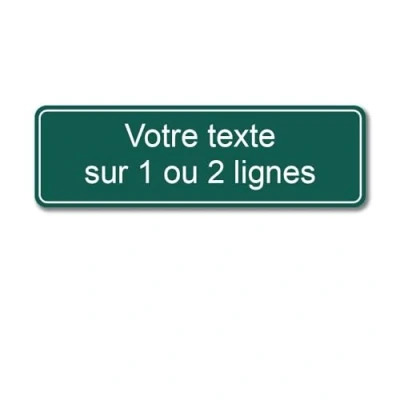 Immagine di Mygoodprice Targa con incisione personalizzata da 1 a 2 righe, 13 x 4 cm, adesiva, colore: Verde scuro