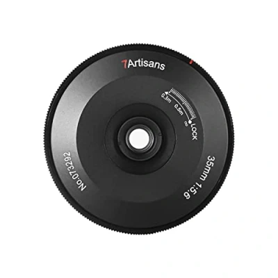 Immagine di 7artisans 35mm f5.6 Full Frame Messa A Fuoco Manuale Ultra Sottile Obiettivo per Sony E Mirrorless Camera A6000 A6300 A6400