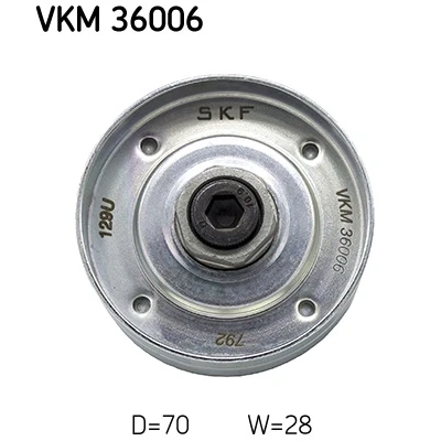 Immagine di SKF VKM 36006 Galoppino con materiale di fissaggio RENAULT: CLIO 1