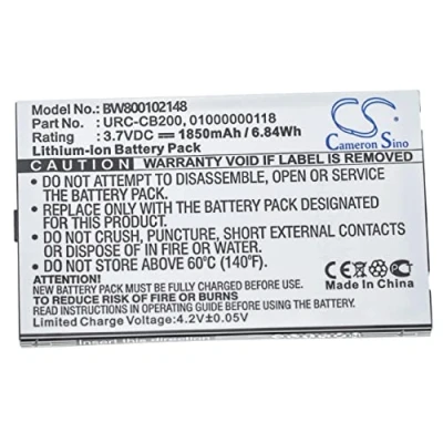 Immagine di vhbw batteria sostituisce Sonos 01000000118, URC CB200 per telecomando remote control (2000mAh, 3,7V, Li Ion)