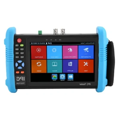 Immagine di IP CCTV Tester Monitor, TVI CVI AHD per l&#039;installazione di telecamere Sicurezza Creare Report Test(IPC 9800 Plus, Regolamenti Europei)