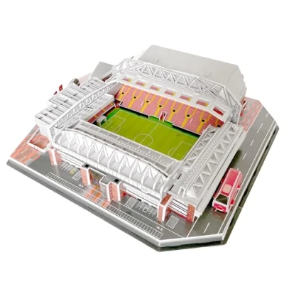 Immagine di Habarri Anfield Stadion Puzzle 3D stadio di calcio per bambini e adulti, modello calcio, costruzione, 113 elementi