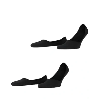 Immagine di ESPRIT Basic Uni 2 Pack M IN cotone invisibili tinta unita confezione di paia, Calzini fantasmini Uomo, Nero (Black 3000), 39 42