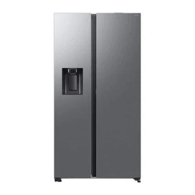 Immagine di Samsung Frigorifero Side by AI RS80F66KCT/EF con Dispenser Acqua/Ghiaccio, Wifi Energy Mode, Total No Frost, SpaceMax, 634 L, LxAxP: 91,2 x 178,4 72,6 cm, Inox