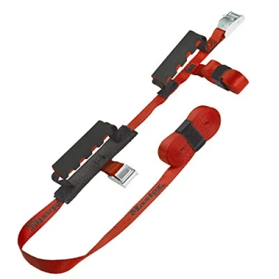Immagine di Master Lock 3126EURDAT Trasporto con Maniglia, Rosso, 2.5 m Cinghia + 5.5 Cinghia, Set di 2 Pezzi