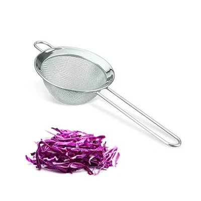 Immagine di Metaltex Colino Maglia Acciaio Inox Ø10 cm. &#039;Victoria Inossidabile, Argento, 10 cm