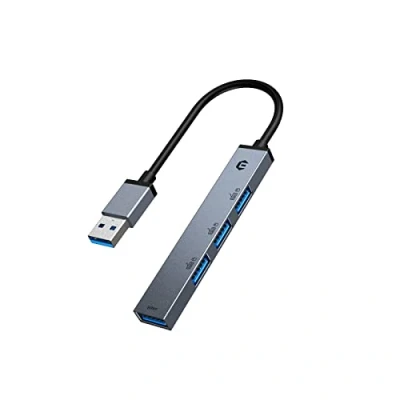 Immagine di HOPDAY Hub USB, USB A 4 porte per MacBook Pro/Air (1*USB 3.0+ 3*USB 2.0), adattatore multiporta splitter dati 5 Gbps iMac, Xbox, Ps4, Dell, HP, Surface, Tesla Modello 3, HDD