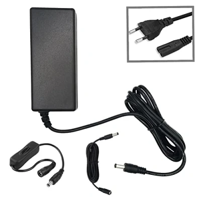 Immagine di myVolts Alimentatore/Caricabatteria da 12V compatibile con Numark Mixstream Pro+ DJ controller presa italiana cavo di prolunga e interruttore