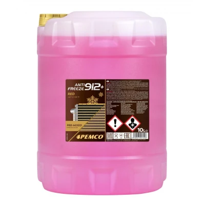 Immagine di PEMCO Antifreeze 912+ 40 PM0912 10 Antigelo G12 Rosso