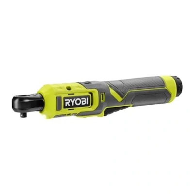 Immagine di RYOBI RR14W4 120G Chiave a cricchetto 4 V USB al litio da 1/4&quot;, 80 Nm, con cavo C e 1 batteria 2,0 Ah