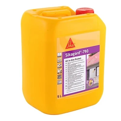 Immagine di Sika Sikagard 790 All in One Protect, Trasparente Protettivo invisibile per superfici porose Facciate, pavimenti e tetti 5L