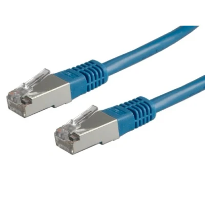 Immagine di Value 21.99.1334 RJ45 cavo di rete, patch CAT 6 S/FTP 1.00 m Blu doppia schermatura 1 pz.