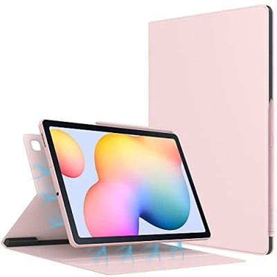 Immagine di TiMOVO Custodia Protettiva Compatibile con Galaxy Tab S6 Lite 10.4 Pollici 2024/2022/2020, Cover Ultra Sottile e Leggera Auto Sveglia/Sonno, per Samsung Lite, Rosa Trasparente