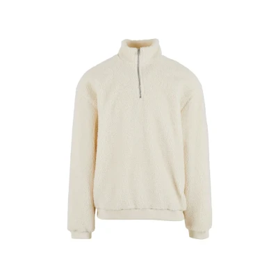 Immagine di Urban Classics Troyer Felpa in pile, Uomo, Taglia: Large, Whitesand