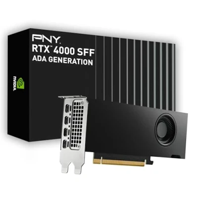 Immagine di PNY Scheda grafica Nvidia Quadro RTX 4000 Ada Generation 20 GB RAM GDDR6 PCIe x16 Mini DisplayPort Low Profile