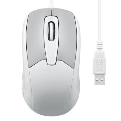Immagine di Perixx PERIMICE 209 U M Mouse Cablato Ottico Beige 3 Tasti 1000 dpi