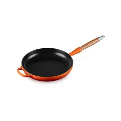 Immagine di Le Creuset Frying Pan Signature Volcanic ø 24 cm / 1.6 Liter enamelled non stick coating