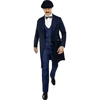 Immagine di Funidelia Costume Arthur Shelby Peaky Blinders per uomo Anni 20, Film e Cinema, Gangster Adulto accessori Feste, Carnevale Halloween Taglia L Nero