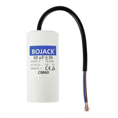 Immagine di BOJACK CBB60 60uf 450V 50/60Hz condensatore di Avviamento, SH Condensatori, Capacitor, soppressione con filo