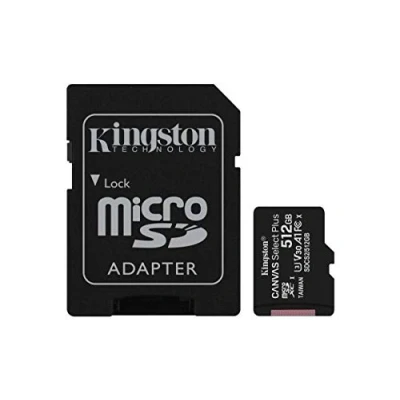 Immagine di Kingston Canvas Select Plus microSDXC 512GB + SD Adattatore