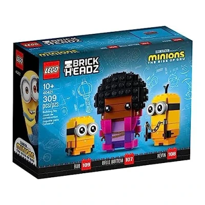 Immagine di LEGO 40421 Minions Brickheadz Belle Bottom, Kevin und Bob