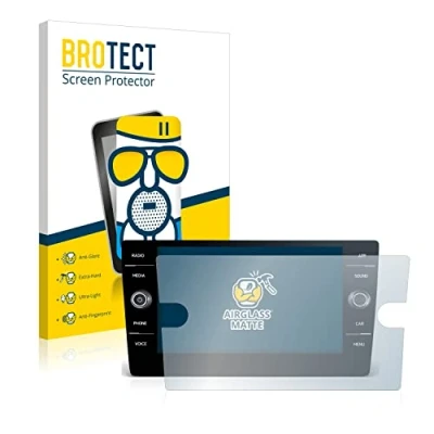 Immagine di brotect Pellicola Vetro Opaca per Volkswagen T Roc R Line 2022 Discover Media 8&quot; Protezione Schermo [Anti Riflesso, Durezza 9H]