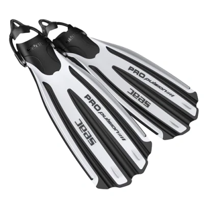 Immagine di Seac Propulsion S, Pinne da Subacquea con Cinghiolo Elastico, Made in Italy