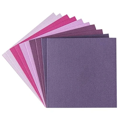 Immagine di Ideen mit Herz Set di biglietti d&#039;auguri 10 colorati e buste bianche elegante effetto lino ideale per auguri compleanno, matrimonio, ecc. (tonalità bacche, 11 x cm)