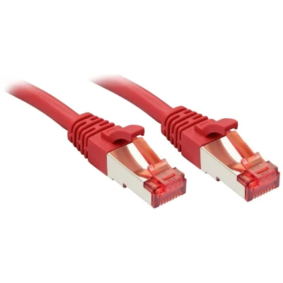 Immagine di LINDY 47736 RJ45 cavo di rete, patch CAT 6 S/FTP 5.00 m Rosso 1 pz.