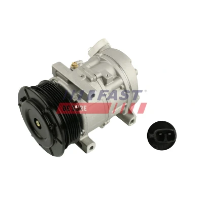 Immagine di FAST FT57188 Pompa acqua con coperchio meccanico Lamiera d&#039;acciaio FORD: Ranger Mk3, Transit Mk6 Camion pianale / Telaio, Mk7 Van