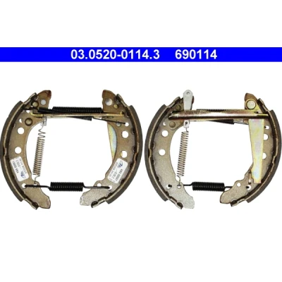 Immagine di ATE Original TopKit 03.0520 0114.3 Kit freno, Freno a tamburo con cilindretto accessori VOLKSWAGEN: GOLF 1 Cabriolet, Polo II Hatchback