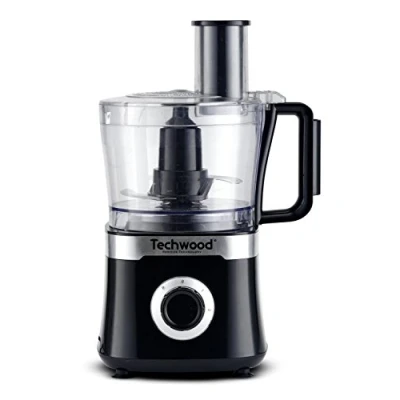 Immagine di Techwood Robot Multifunzione TRO 6856 800 W, Nero, Acciaio Inossidabile, 2 velocità, Multicolore