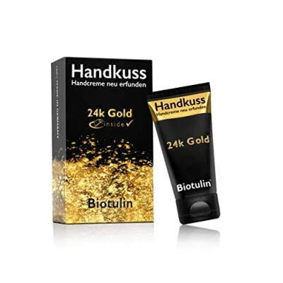Immagine di Handkuss 50ml Crema per le mani reinventata antirughe donne e uomini Acido ialuronico Ingredienti anti invecchiamento