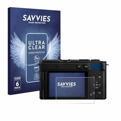 Immagine di savvies (6 Pezzi Pellicola Protettiva per Panasonic Lumix DC S9 Protezione Schermo Trasparente