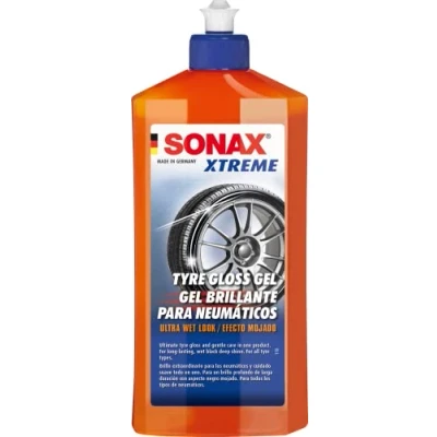 Immagine di SONAX XTREME TYREGLOSS GEL (500 ml) conferisce a tutti i tipi di pneumatici un ultimo, nero lucido effetto bagnato Codice articolo 02352410 544