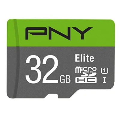 Immagine di PNY Elite Scheda di Memoria microSDHC 32GB + Adattatore SD, Velocità Lettura fino a 100MB/s, Classe 10 UHS I, U1 per video Full HD