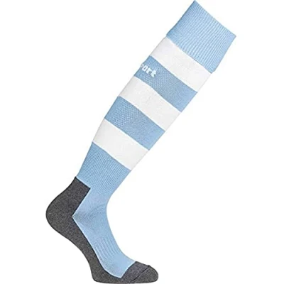 Immagine di uhlsport Team PRO Essential Stripe Socken, Calze da Uomo, Blu Cielo/Bianco, 45 47