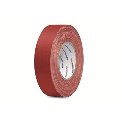 Immagine di Nastro telato HelaTape TEX (L x L) 10 m 19 mm Rosso Tessuto in cotone e poliestere HTAPE RD 19X10 HellermannTyton Contenuto: 1 pz.