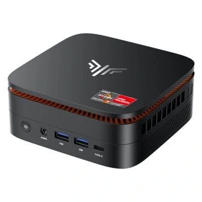 Immagine di NiPoGi H1 Mini PC W 11 ΑΜD Ryzen 7 6800H (Max 4.7GHz, 8C/16T) 16GB DDR5 4800MHz/512GB M.2 NVMe SSD, Desktop per Aziende DP2.0+HDMI 2.0+Type C 4K Triplo Display/WiFi 6/BT 5.2/VESA Supportato