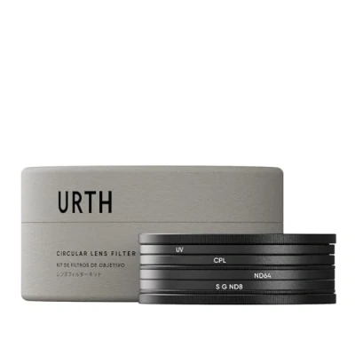 Immagine di Urth Kit filtri per obiettivi 72 mm UV, polarizzatore circolare (CPL), ND64, ND8 graduato morbido (Plus+)