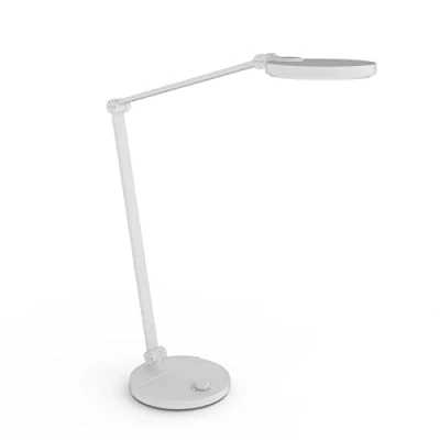 Immagine di FeinTech LTL00120 Lampada da scrivania a LED, dimmerabile, con manopola, colore: Bianco