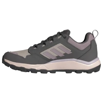 Immagine di adidas Tracerocker 2.0 Trail Running Shoes, Donna, Charcoal Preloved Fig Silver Dawn, 36 2/3 EU