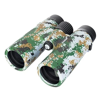 Immagine di Levenhuk Camo Dots 10x42 Potente Binocolo Resistente all’Acqua, con Reticolo e Scala Telemetrica, per Misurare Facilmente le Distanze