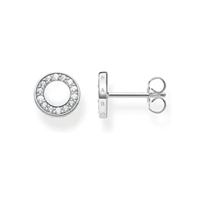 Immagine di Thomas Sabo H2061 051 14 Orecchini da donna in Argento Sterling 925 con zirconi, dimensioni: 8,5 x mm, 8,5x8,5 sterling, Zirconia cubica 1
