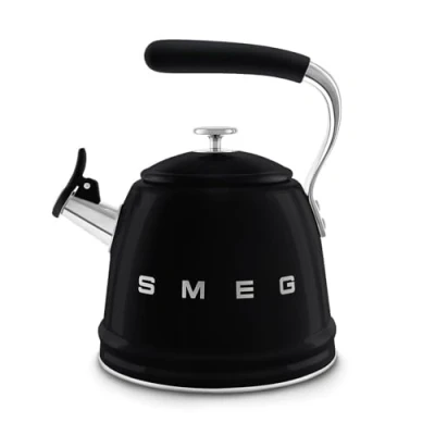 Immagine di Smeg Bollitore con fischio 50&#039;s Style Nero LUCIDO WKF01BL