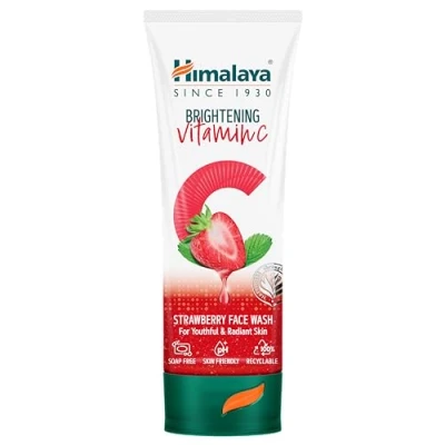 Immagine di Himalaya Lavaggio Viso alla Vitamina C Fragola Luminoso Detergente Eliminare la Pelle Spenta 100ml