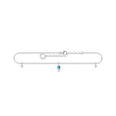 Immagine di Thomas Sabo cavigliera argento sterling zirconia_cubica Donna, Argento, one size AK0026 405 17 L27V