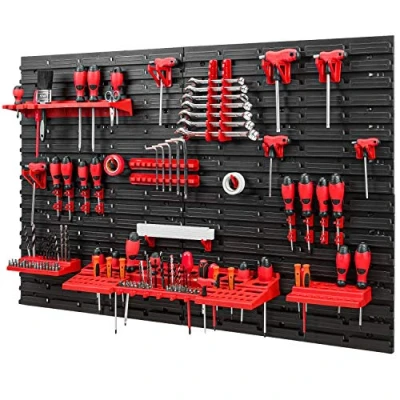 Immagine di PAFEN parete degli attrezzi, 1152 x 780 mm, set di supporti per attrezzi con forata, sistema stoccaggio